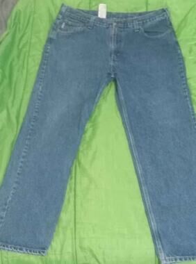 Blue Denim 42"×34" Carhartt  Jenas Low Wear